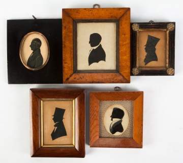 Group of Early 19th Century Silhouettes