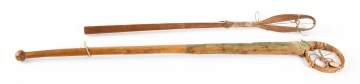 Pair of Choctaw Stickball Sticks
