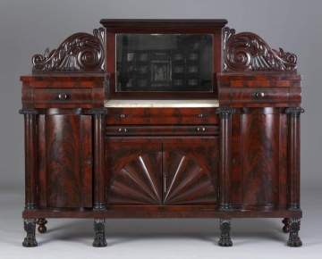 Marble Top Sideboard, attr. to Anthony Quervelle  of Philadelphia