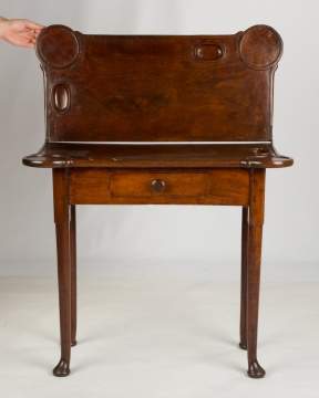 Queen Ann Walnut Porringer Game Table