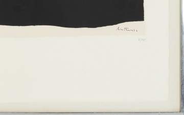 Robert Motherwell (American, 1915-1991) Africa 3 (from the Africa Suite), 1970