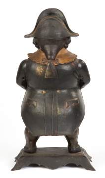 Bradley & Hubbard Admiral Cast Iron Blinking Eye Clock