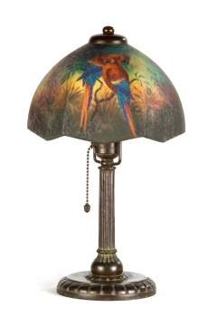 Handel Boudoir Parrot Lamp