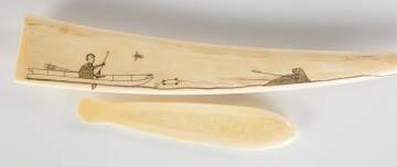 Inuit Walrus Tusk Cribbage Boards