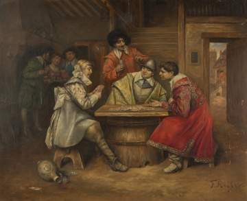 Ferdinand V. Roybet (French, 1840-1920) Tavern Scene