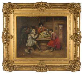 Ferdinand V. Roybet (French, 1840-1920) Tavern Scene