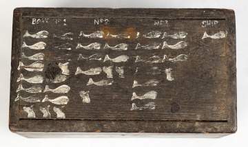 19th Century Painted Pine Whaling Box