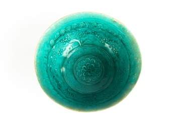 Chinese Turquoise Glazed Bowl
