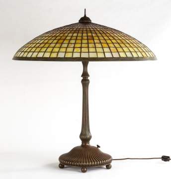 Tiffany Studios, NY 'Parasol' Table Lamp