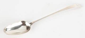 Hester Bateman Sterling Silver Stuffing Spoon