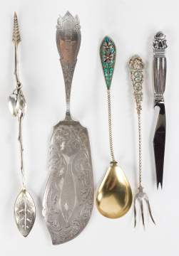Group of Sterling Silver Serving Pieces