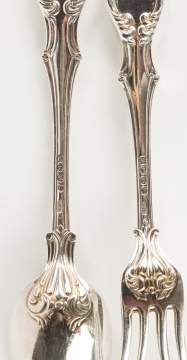 Group of Sterling Silver Serving Pieces & Flatware