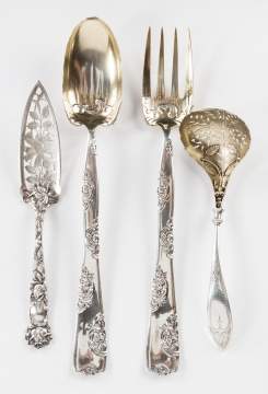 Four Sterling Serving Pieces