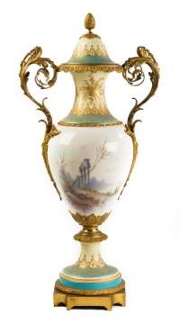 Monumental Sevres Floor Urn