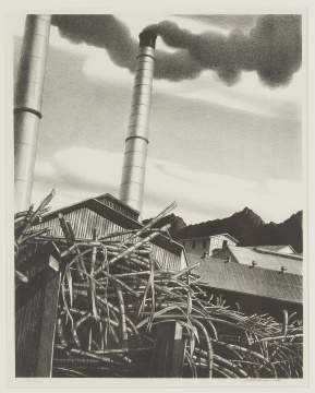 Stow Wengenroth (American, 1906-1978) "Hawaii"