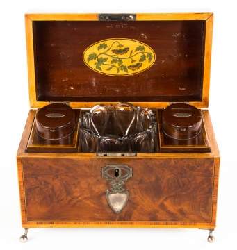 A Late George III Tea Caddy