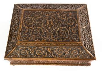Louis XIV Style Carved Pear Wood Casket