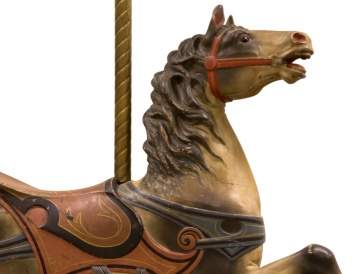 Gustav Dentzel 'Jumper' Carousel Horse