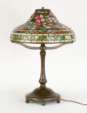 Tiffany Studios, New York, 'Jeweled Dogwood' Table Lamp