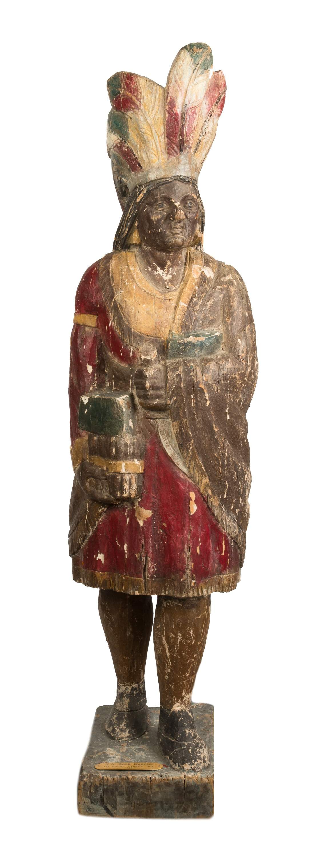 Cigar Store Indian Cottone Auctions