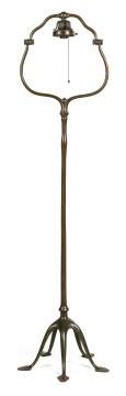 Tiffany Studios, New York, 5 Leg Spade Floor Lamp Base