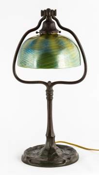 Tiffany Studios, NY Decorated Table Lamp