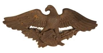 Cast Iron Eagle & Shield