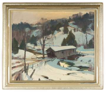 Emile Gruppe (American, 1896-1978) Winter Scene