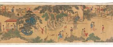 Attributed to Qiu Ying (1494-1552) Chinese Handscroll