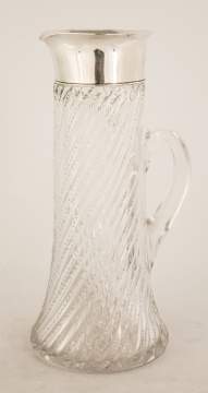 Tiffany Makers Sterling Claret/Champagne Pitcher