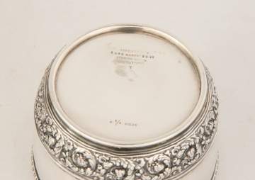 Tiffany Makers Sterling 3 Piece Bachelors Tea Set