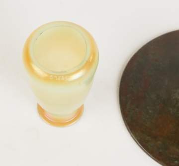 Tiffany Studios, NY Bronze Candlestick