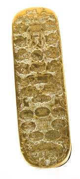 Brass Candle Snuffer, Carved Burl Box, Early Dutch  Brass Snuff Box