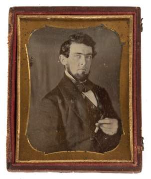 Daguerre of Gentleman with Cigar