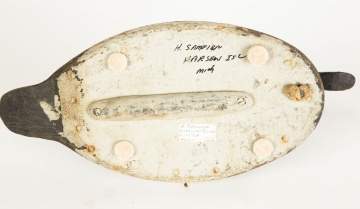 Carved and Painted Wood Duck Decoy