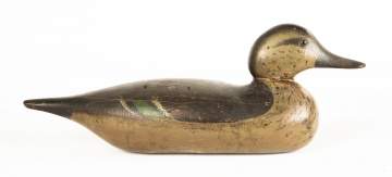 Carved and Painted Duck Decoy 