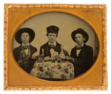 Ambrotype of Three Men