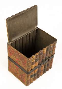 19th Century Toleware Book Tin