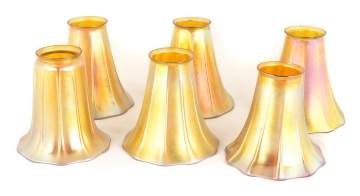 Set of Six Steuben Shades