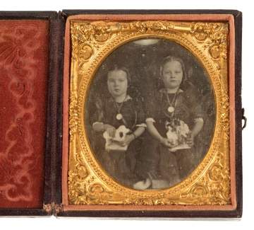 Daguerreotype of Two Children
