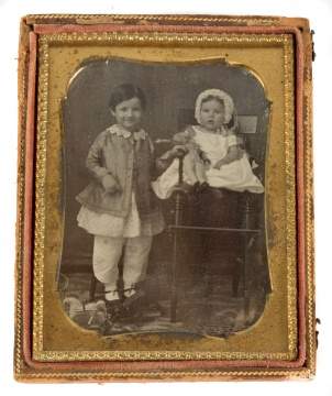 Daguerreotype of Two Children