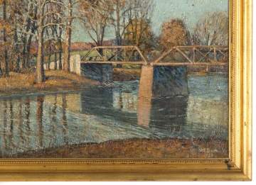 Walter E. Baum (American, 1884-1956) "The Bridge Creek"