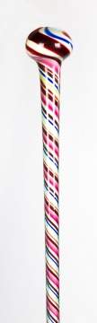 19th Century Blown Glass Staff