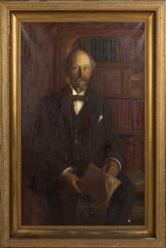 Jeannette Scott American (b. Canada, 1864-1937) "Portrait of a  Man"