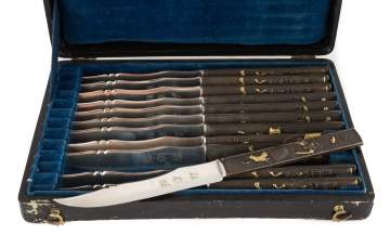 Set of 12 Japanese Kozuka Knives