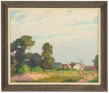 George Renouard (American, 1884-1954) Oil on Canvas