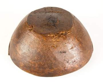 Early Carved Burl Bowl