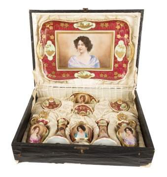 Vienna Painted Dresser Set