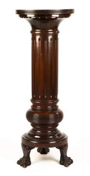 Mahogany Pedestal