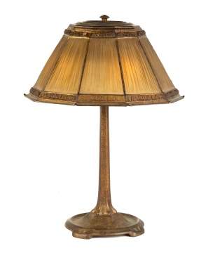 Tiffany Studios Linen Fold Lamp